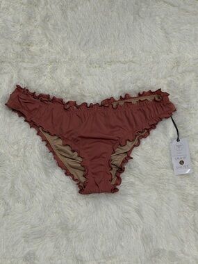 NWT - Medium, Shade & Shore Ruffled Bikini Bottom